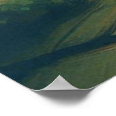 Vintag Gartenteich Grüne Pflanze Poster (Ecke)