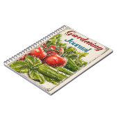 Vintag GartenTomatensalat Notizblock (Linke Seite)