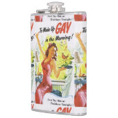 Vintag "Gay Geweckt" Flachmann (Links)
