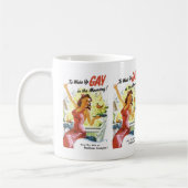 Vintag "Gay Geweckt" Kaffeetasse (Links)