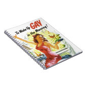 Vintag "Gay Geweckt" Notizblock (Rechte Seite)