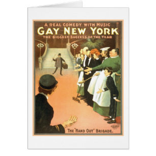 Vintag Gay New York Theater Poster