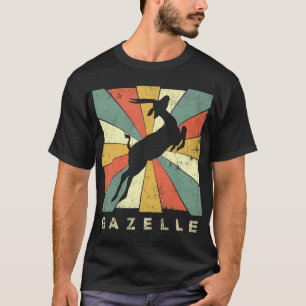 Vintag Gazelle Lover Retro Style Animal T-Shirt