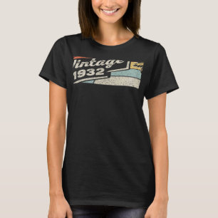 Vintag Geboren 1932 90. Geburtstag 90 Jahre alt T-Shirt