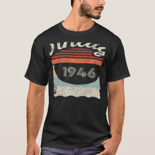 Vintag Geboren 1946 76. Geburtstag 76 Jahre alt T-Shirt