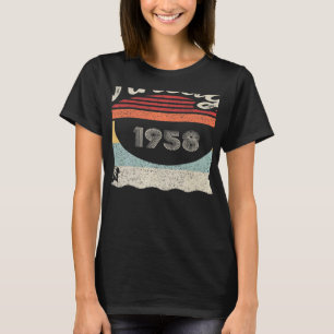 Vintag Geboren 1958 64. Geburtstag 64 Jahre alt T-Shirt