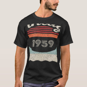 Vintag Geboren 1959 63. Geburtstag 63 Jahre alt T-Shirt