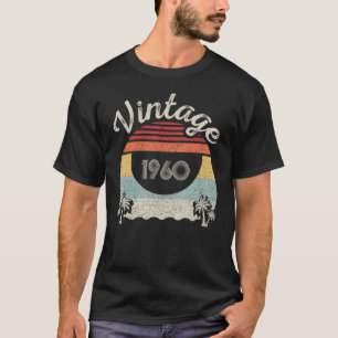 Vintag Geboren 1960 62. Geburtstag 62 Jahre T-Shirt