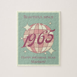 Vintag geboren 1965 59. 60. Geburtstag Puzzle