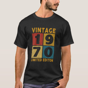 Vintag Geboren 1970 51. Geburtstagsdekorationen Gi T-Shirt