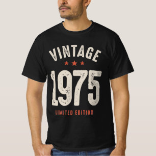 Vintag Geboren 1975 - 47. Geburtstag Retro Classic T-Shirt