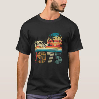 Vintag Geboren 1975 50. Geburtstagsgeschenke 50 Ja T-Shirt