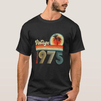 Vintag Geboren 1975 50 Jahre alte Geschenke 50. Ge T-Shirt