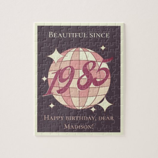 Vintag geboren 1985 40. 39. Geburtstag Puzzle (Vertikal)