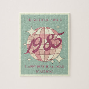 Vintag geboren 1985 40. Geburtstagsgeschenkspiel Puzzle
