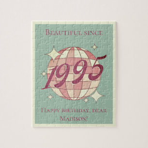 Vintag geboren 1995 30. Geburtstag Puzzle
