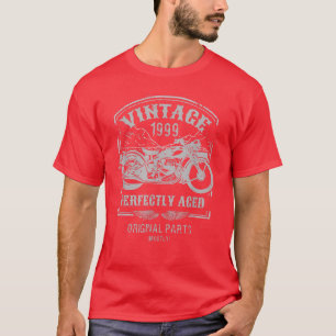 Vintag geboren 1999 Motorrad, Motorradfahrer Cla T-Shirt