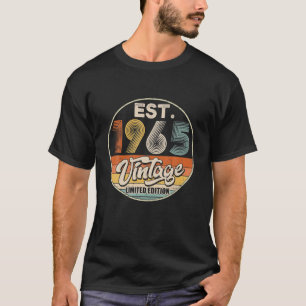 Vintag Geboren im Jahr 1965 Geburtstag Party Hochz T-Shirt