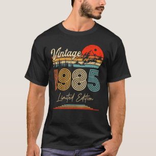 Vintag Geboren im Jahr 1985 Geburtstag Party Hochz T-Shirt