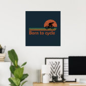 Vintag geboren poster (Heimbüro)