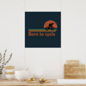 Vintag geboren poster (Küche)