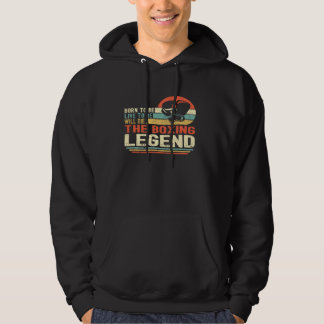 Vintag Geboren, um Live zu sein, wird das Boxing D Hoodie