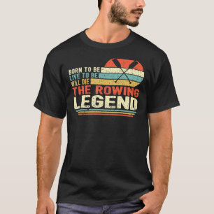 Vintag Geboren zu sein, um zu leben, wird die Rota T-Shirt