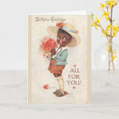 Vintag - Geburtstagsgrüße Alles für Sie Karte