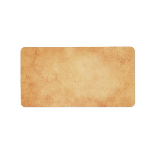Vintag gefärbte alte Papiertextur Blindetiketten Adressaufkleber (Vorne)