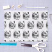 Vintag gefliestes Party Seidenpapier (Handwerk)