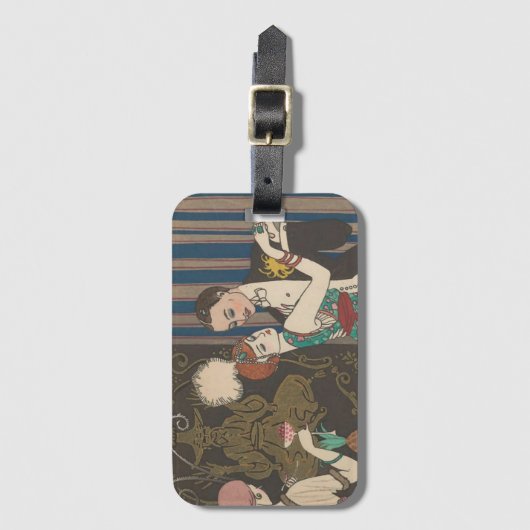 Vintag gefunden - Gepäckanhänger (Vorderseite Vertikal)