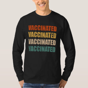 Vintag geimpfte Coole Pro-Impfung & Wissenschaft T-Shirt