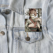Vintag Geisha Button (Insitu)