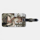 Vintag Geisha Gepäckanhänger (Rückseite horizontal)