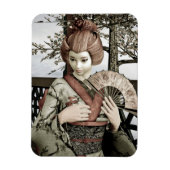 Vintag Geisha Magnet (Vertikal)