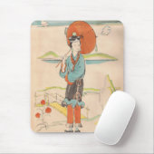 Vintag Geisha Mousepad (Mit Mouse)