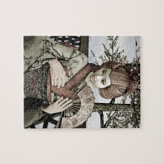 Vintag Geisha Puzzle (Horizontal)