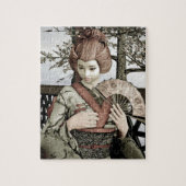 Vintag Geisha Puzzle (Vertikal)