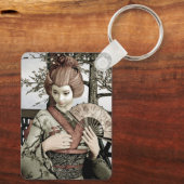 Vintag Geisha Schlüsselanhänger (Rückseite)