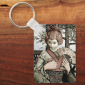 Vintag Geisha Schlüsselanhänger (Vorderseite)