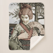 Vintag Geisha Sherpadecke (Vorderseite)