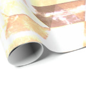 Vintag-gelb-braune Dreiecke Geschenkpapier (Rolleneckpunkt)