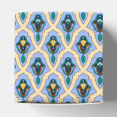 Vintag-gelb-marokkanische Kunsthandwerk Geschenkschachtel (Oben)