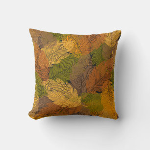 Vintag Gelb: schwarze, weiche Eleganz. Kissen