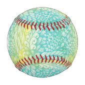 Vintag gelb und blau leuchtend baseball (Vorderseite)