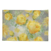 Vintag Gelb und Graufarben Kissenbezug (Rückseite)