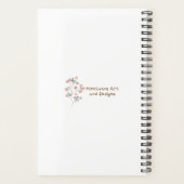 Vintag Gelb und grün, Illustriert Planer (Rückseite)