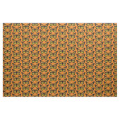 Vintag-Gelb- und Orangenschmetterling Gemustert Stoff (Fat Quarter (45,7 x 55,9 cm))
