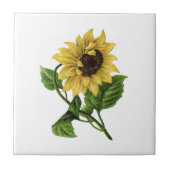 Vintag Gelbblüte Fliese (Vorderseite)