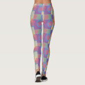Vintag-Gelbes Pattern Leggings (Rückseite)